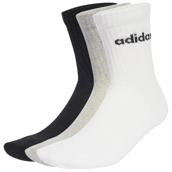 Adidas Κάλτσες Linear Crew Cushioned Socks 6 Pairs